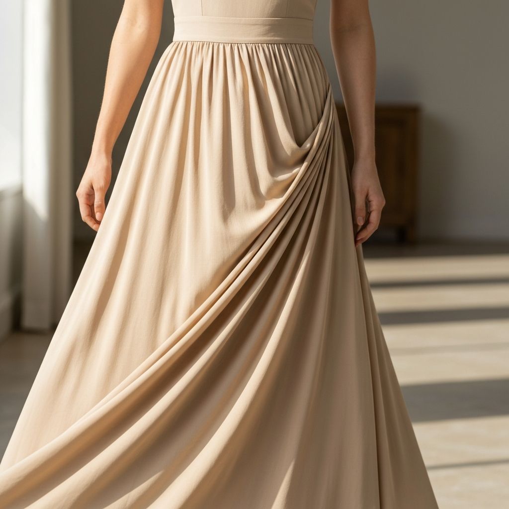 تنورة ماكسي أنيقة